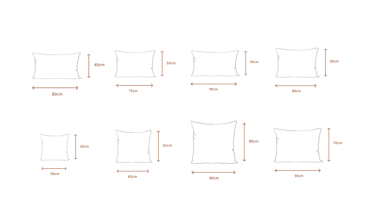 arkitaip Pillowslips The Ruffled Casita Linen Pillowslips Set in White
